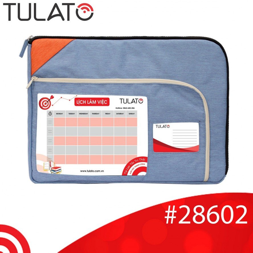 Túi laptop màu xanh