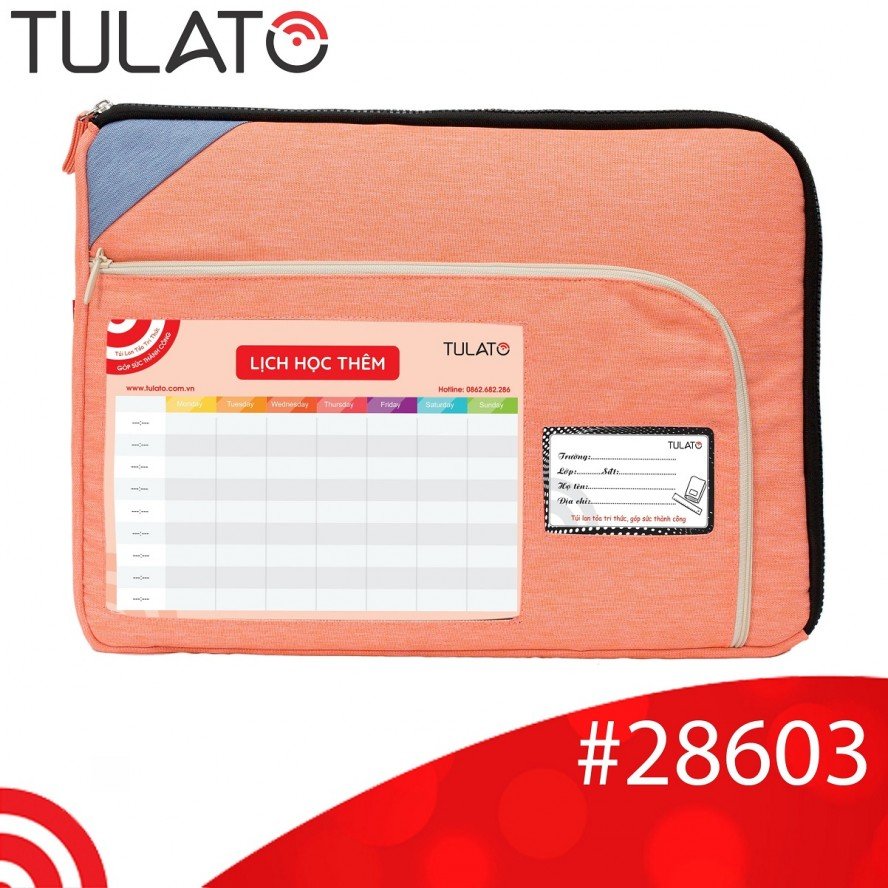 Túi laptop màu hồng