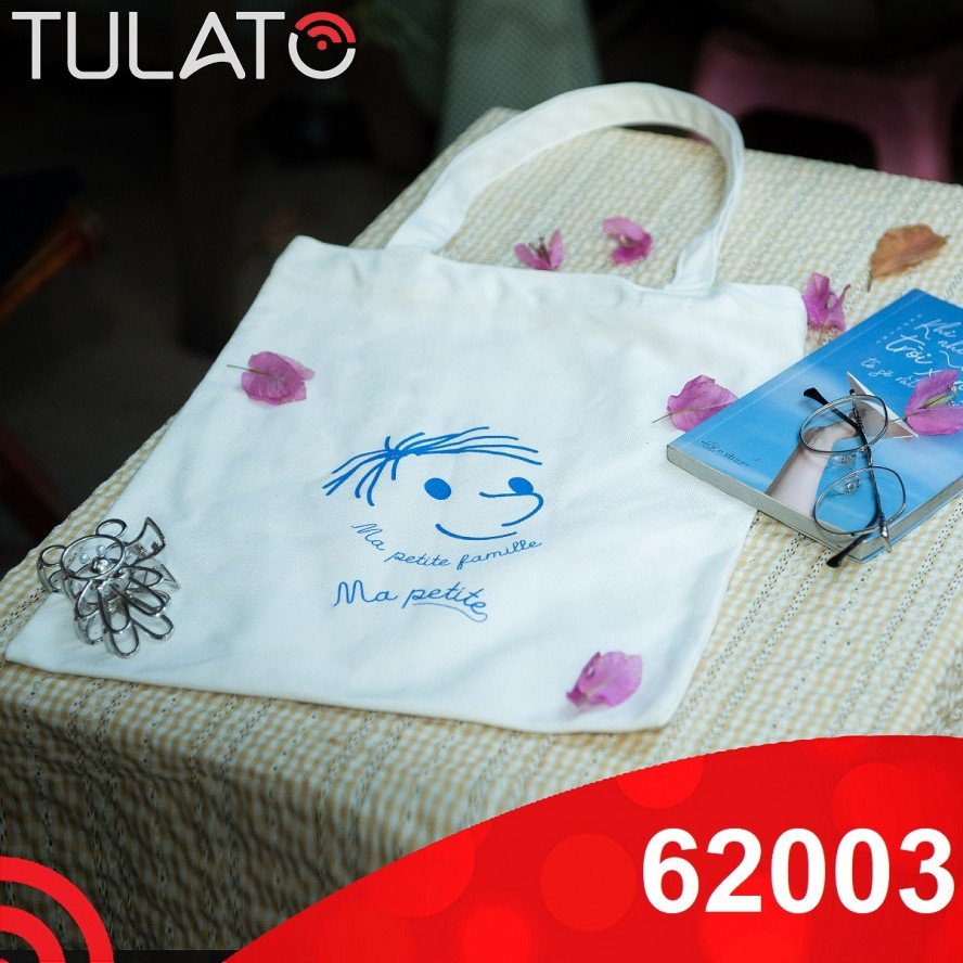 Túi tote canvas trắng